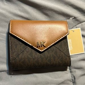 Michael Kors - brown/acorn trifold wallet